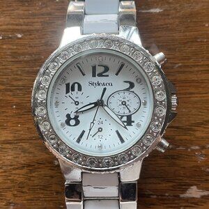 Style&co Women's White Watch